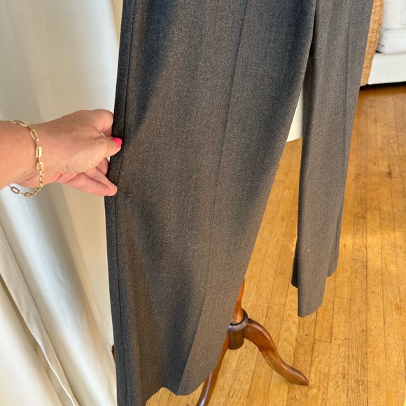 Ralph Lauren Grey Wool Flannel Trousers - Picture 3 of 6